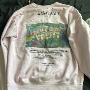 art painting crew neck